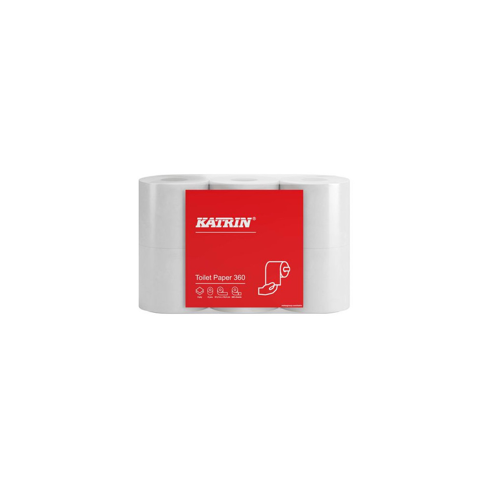 Produktbild för Toalettpapper KATRIN 360 42/fp