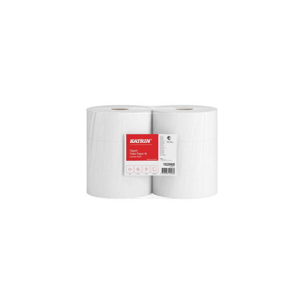 Produktbild för Toalettpapper KATRIN Gigant M 435m 6/fp