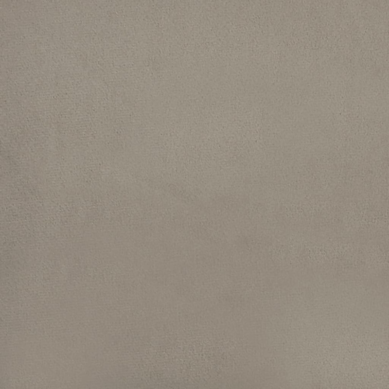 Produktbild för Gungstol med fotpall ljusgrå sammet och PVC