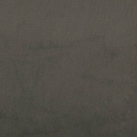 Produktbild för Gungstol med fotpall mörkgrå sammet och PVC