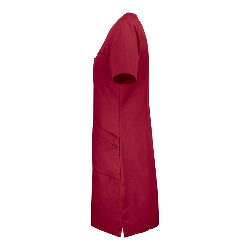 Produktbild för 70160 Adina v-dress w Dark Red Dam
