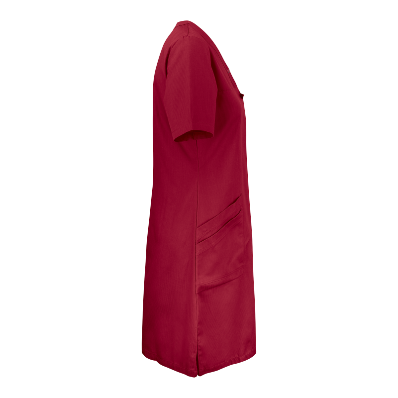 Produktbild för 70160 Adina v-dress w Dark Red Dam
