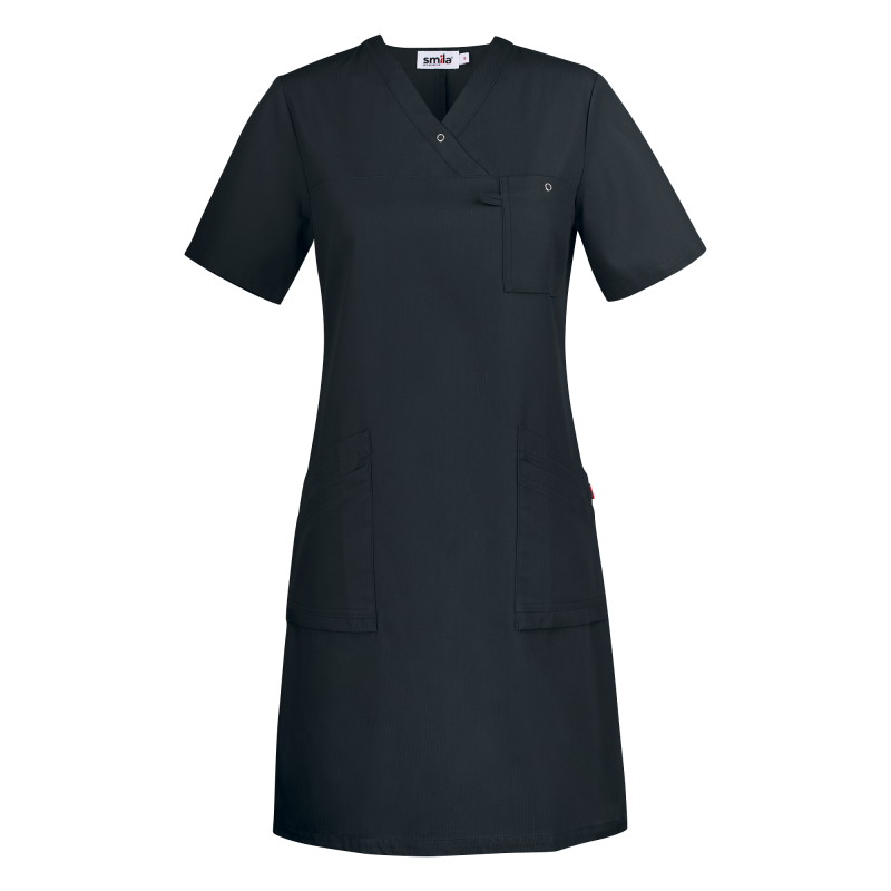 Produktbild för 70160 Adina v-dress w Black Dam