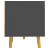 Produktbild för Tv-bänk grå 90x40x48,5 cm konstruerat trä