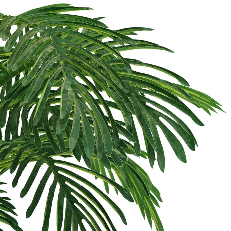 Produktbild för Konstväxt kottepalm med kruka 140 cm grön