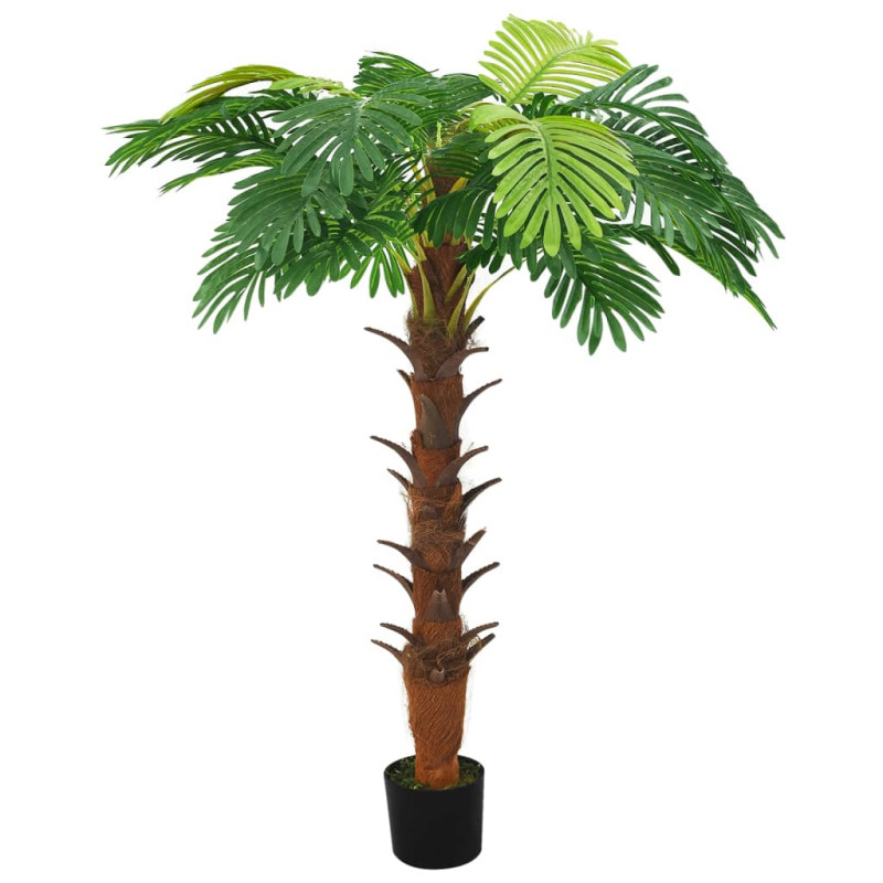 Produktbild för Konstväxt kottepalm med kruka 160 cm grön
