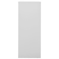 Produktbild för Dokumentskåp ljusgrå 90x40x102 cm stål