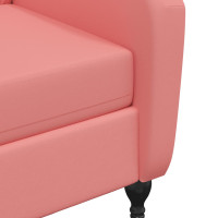 Produktbild för Massagefåtölj rosa sammet