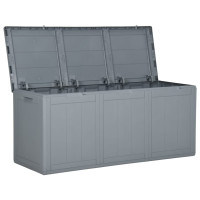 Miniatyr av produktbild för Dynbox 270 liter grå PP-rotting