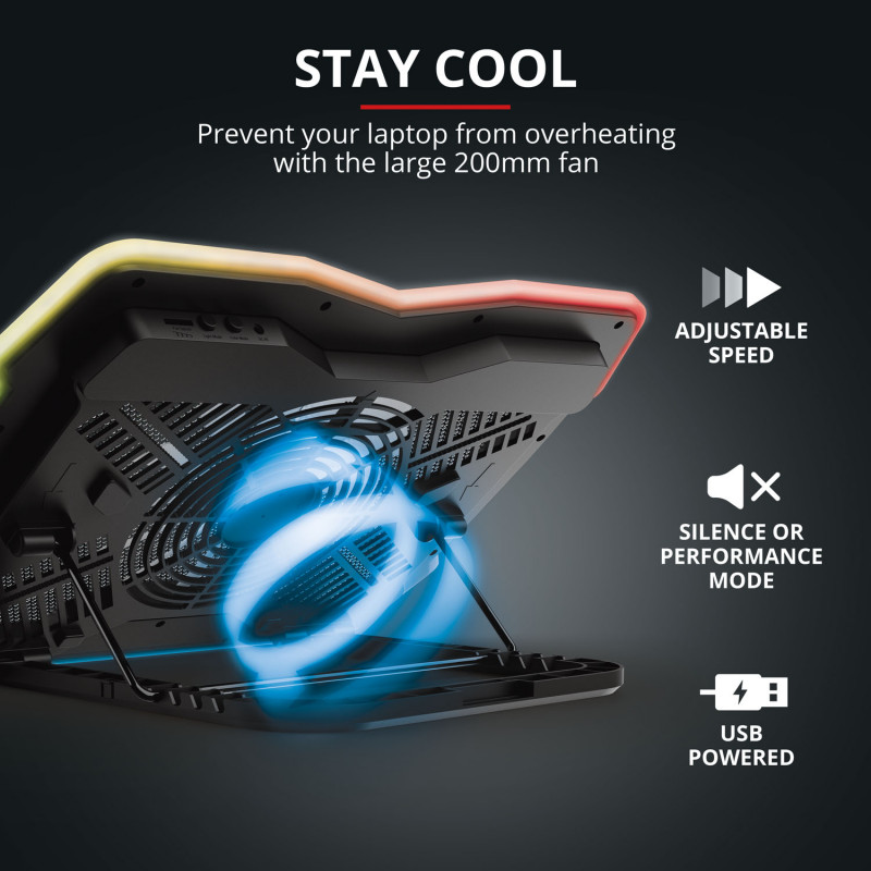 Produktbild för GXT 1126 Aura Laptop Cooling Stand