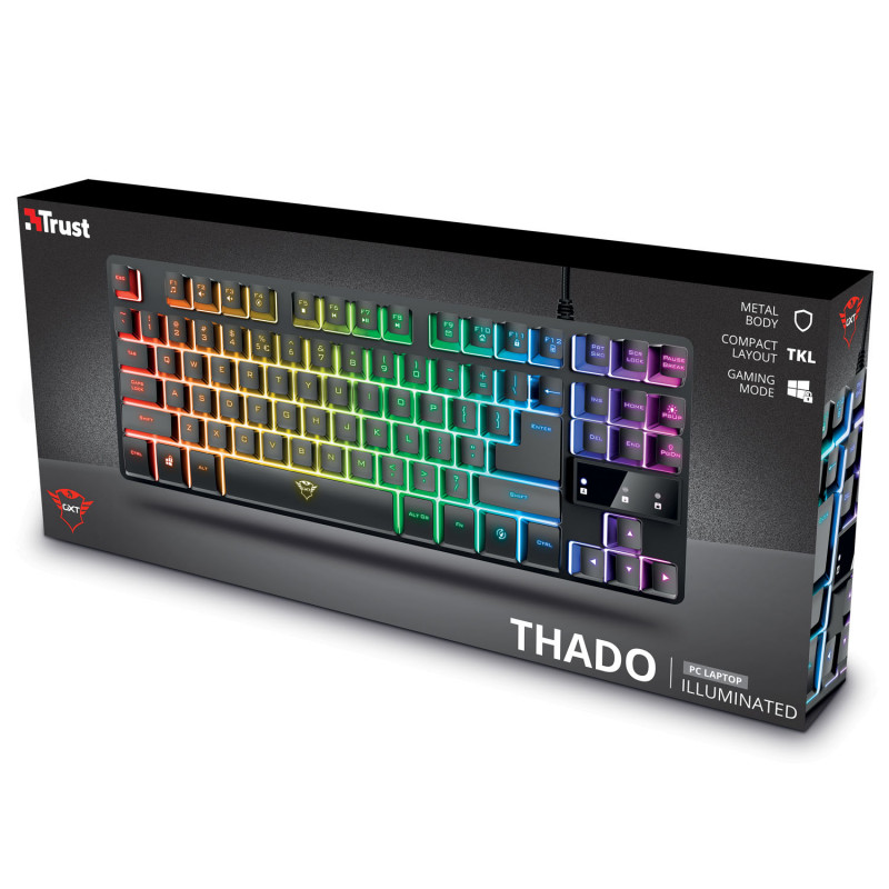 Produktbild för GXT 833 Thado TKL RGB Gaming Keyboard Nordisk