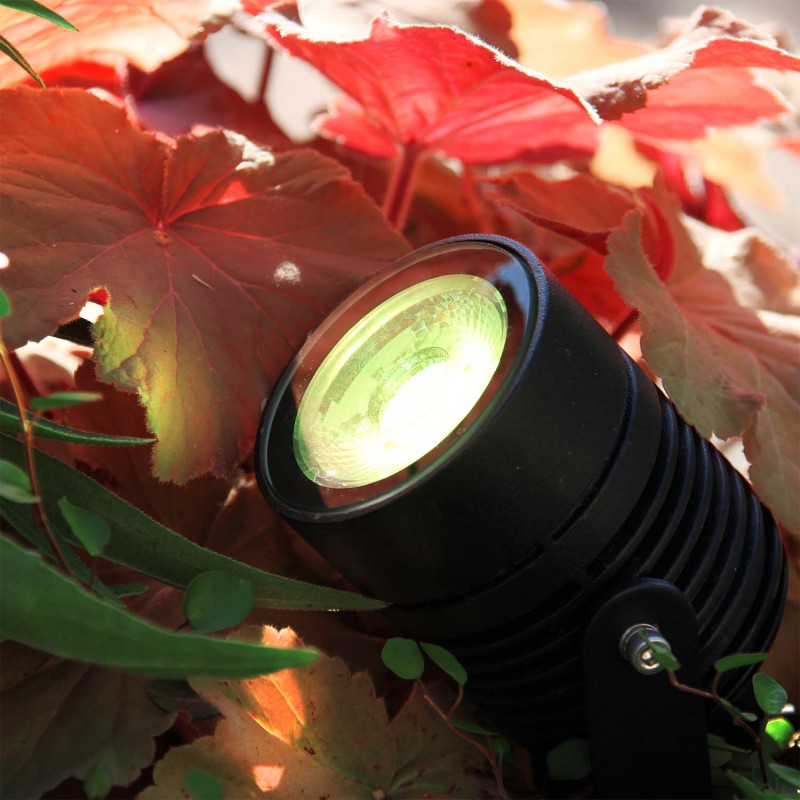 Produktbild för Arcus Trädgårdsspot RGB Svart