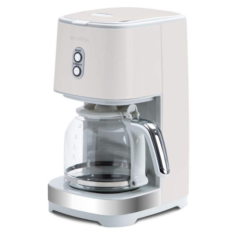 Produktbild för Kaffebryggare 12-koppar/1,5L KB610 Creme White Series