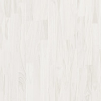Produktbild för Hög bokhylla vit 100x30x210 cm massiv furu