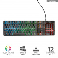 Miniatyr av produktbild för GXT 835 Azor RGB Gaming Keyboard Nordic