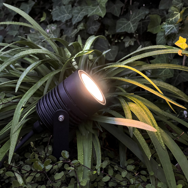 Produktbild för Nova Trädgårdsspot Varmt till kallt ljus Sv