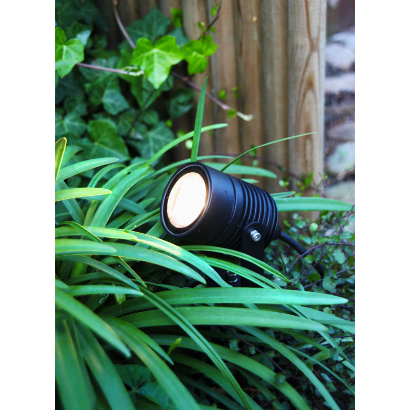 Produktbild för Nova Trädgårdsspot Varmt till kallt ljus Sv