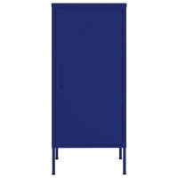 Miniatyr av produktbild för Förvaringsskåp marinblå 42,5x35x101,5 cm stål