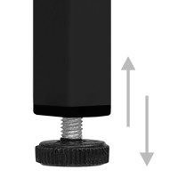 Miniatyr av produktbild för Byrå svart 80x35x101,5 cm stål