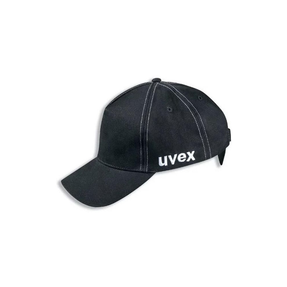 Produktbild för Stötskyddskeps UVEX U-cap svart 55-59cm