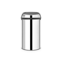 Produktbild för Papperskorg BRABANTIA Touch Bin 60L stål