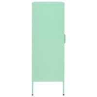 Produktbild för Förvaringsskåp mintgrön 80x35x101,5 cm stål