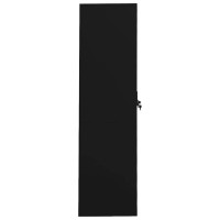 Produktbild för Garderob svart 80x50x180 cm stål
