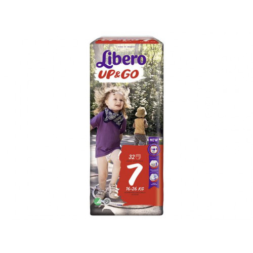 Libero Blöja LIBERO Up&Go S7 16-26kg 32/FP