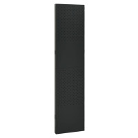 Produktbild för Rumsavdelare 3 paneler svart 120x180 cm stål