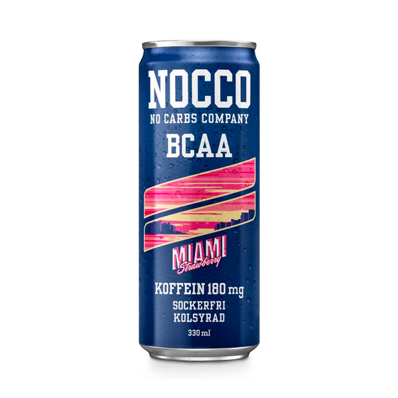 Produktbild för Nocco Miami Strawberry 330 ml