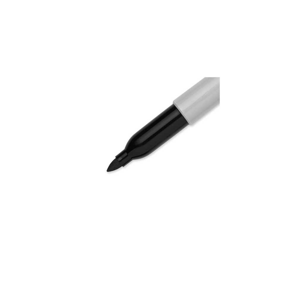 Produktbild för Märkpenna SHARPIE F svart v.pack 20+4/fp