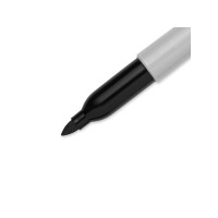Produktbild för Märkpenna SHARPIE F svart v.pack 20+4/fp