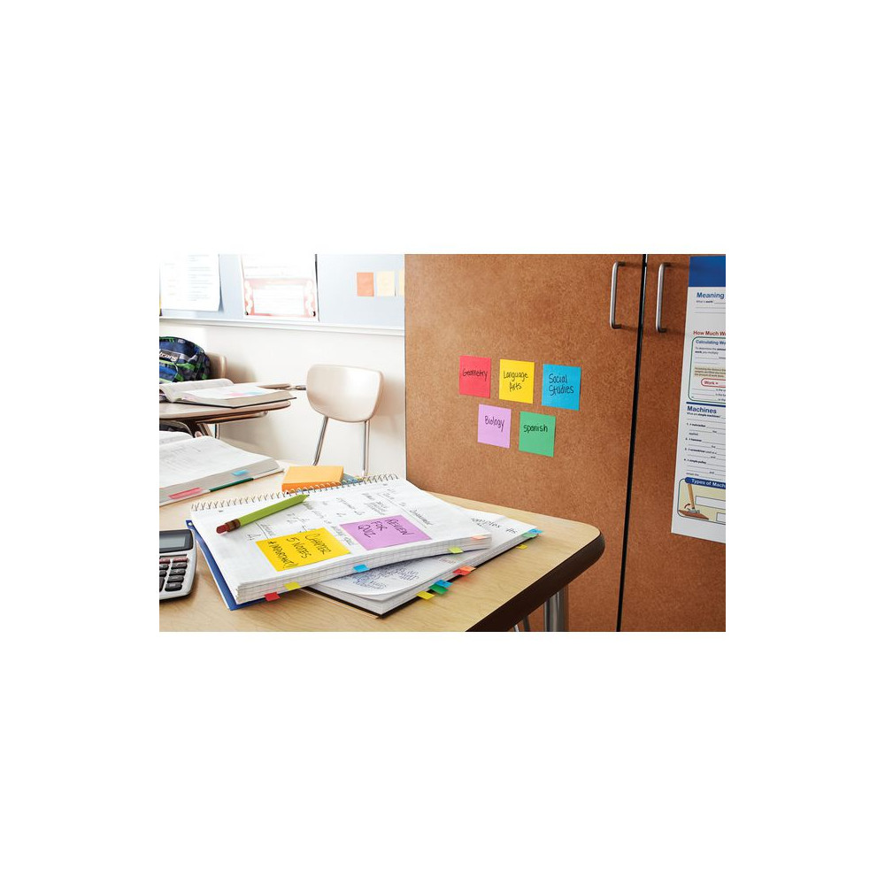 Produktbild för Notes POST-IT SS kub Rainbow 76x76mm