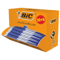 Produktbild för Kulpenna BIC ATLANTIS Värdep. blå 36/fp