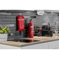 Produktbild för Brandfilt NEXA silikon 120x120cm röd