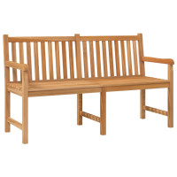 Produktbild för Trädgårdsbänk 150 cm massiv teak