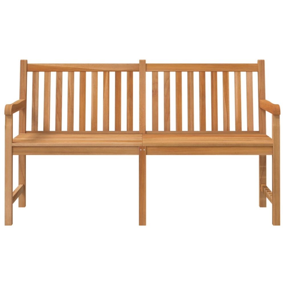 Produktbild för Trädgårdsbänk 150 cm massiv teak