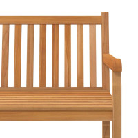 Produktbild för Trädgårdsbänk 150 cm massiv teak