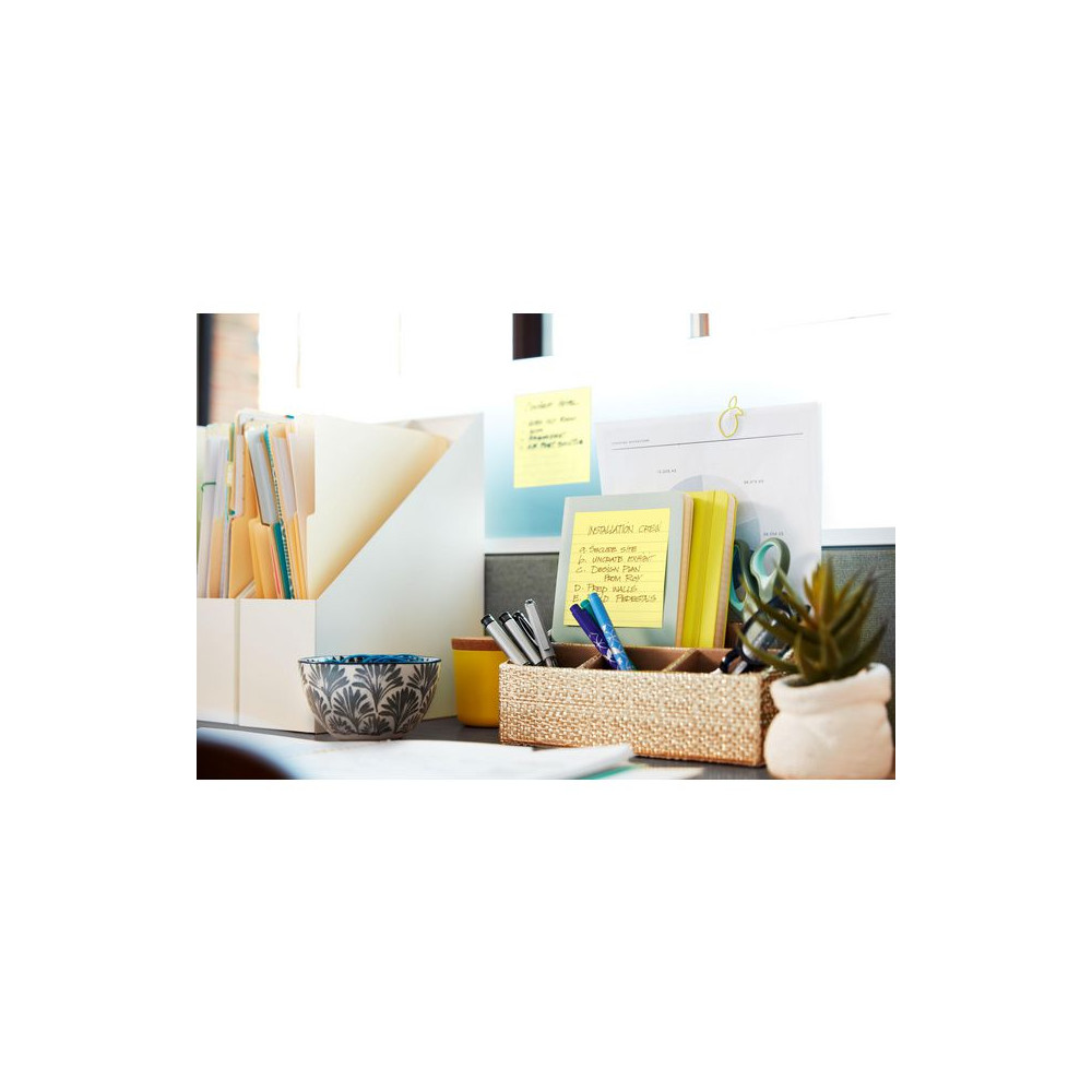 Produktbild för Notes POST-IT linjerat 102x152mm gul