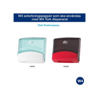 Produktbild för Industritork TORK Adv W4 Kraf.blå 100/fp