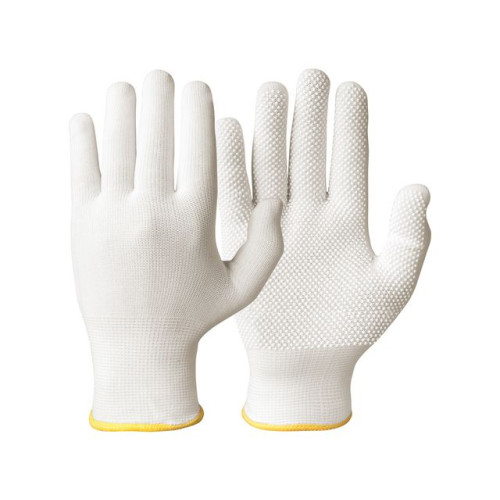 Granberg Textilhandske 0483 noppor vit 10