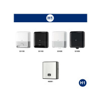 Produktbild för Handduk TORK Uni H1 1-lag vit 280m