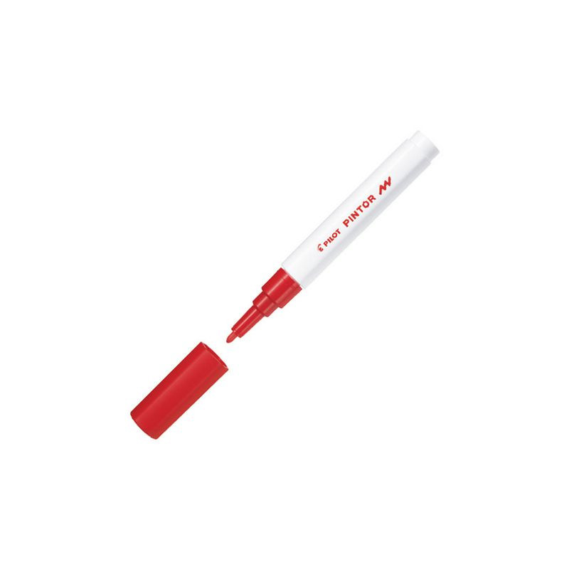 Produktbild för Märkpenna PILOT Pintor F röd