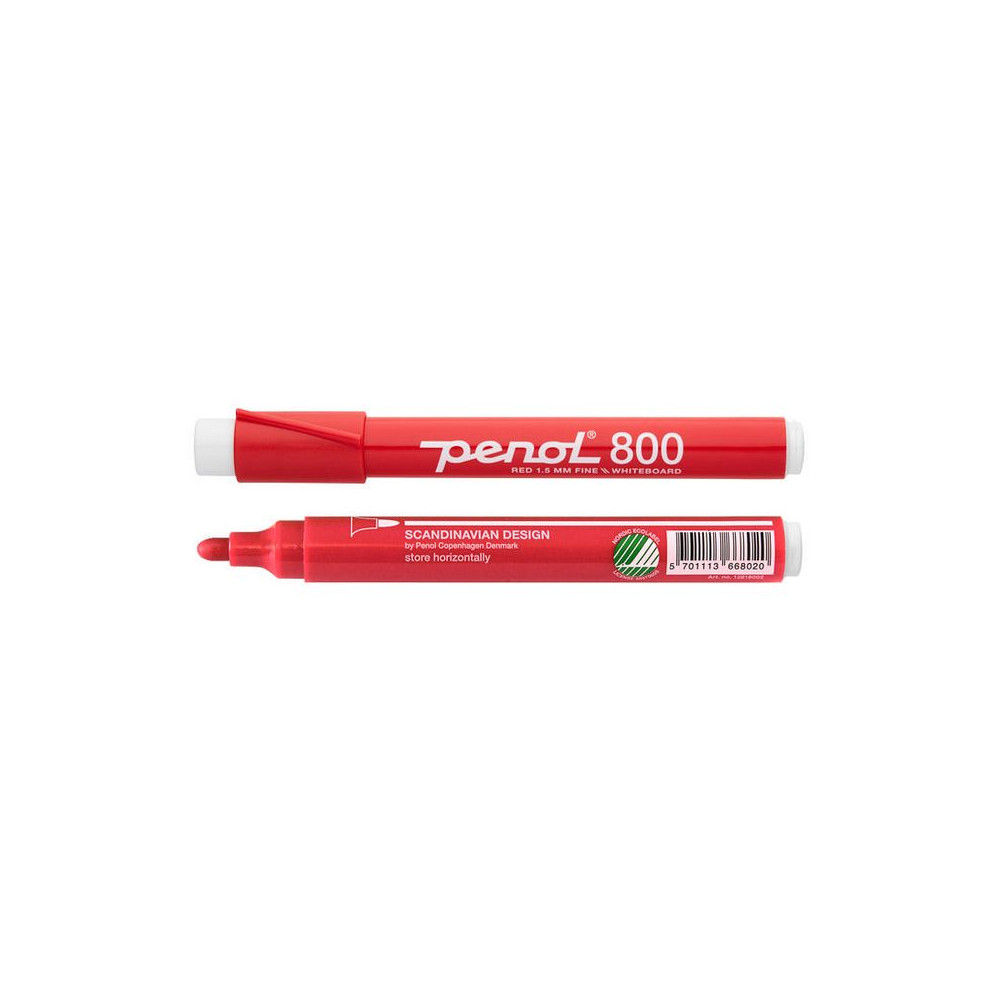 Produktbild för Whiteboardpenna PENOL 800 rund röd
