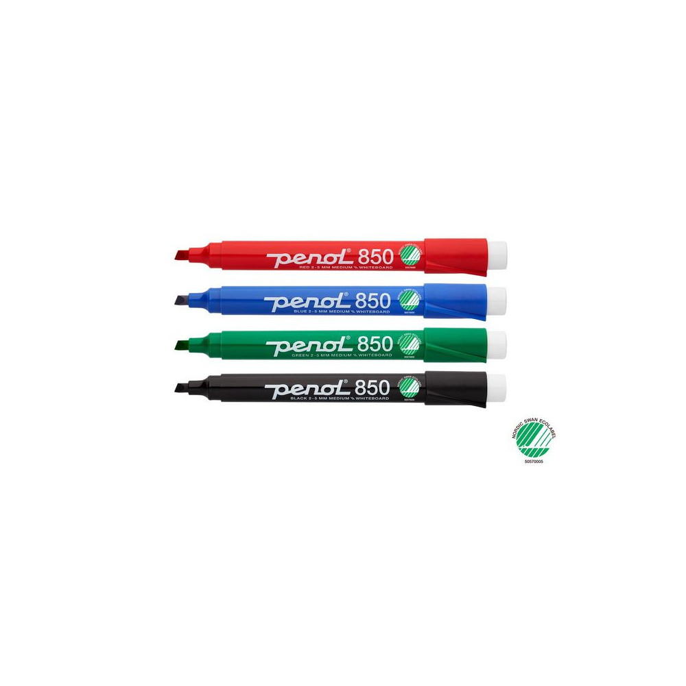 Produktbild för Whiteboardpenna PENOL 850 sned röd