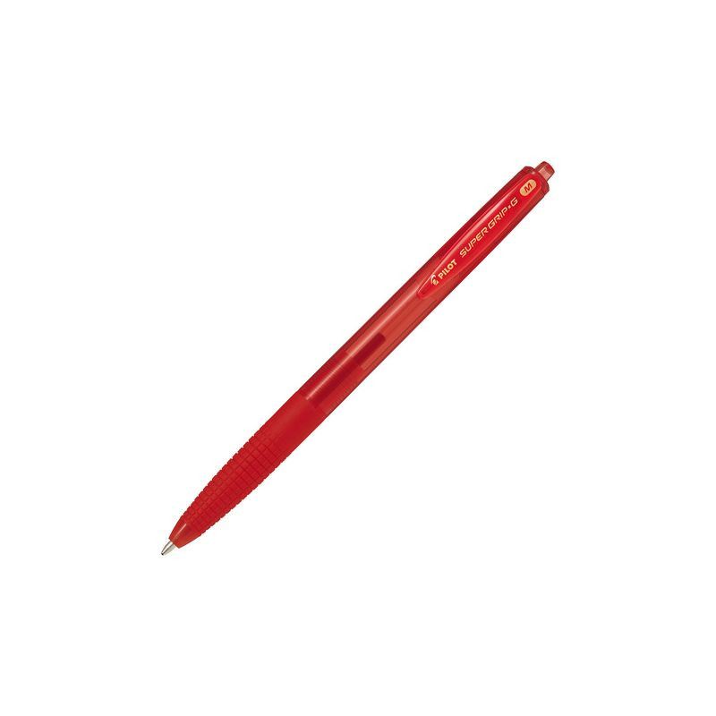 Produktbild för Kulpenna PILOT Super Grip G M 1mm röd