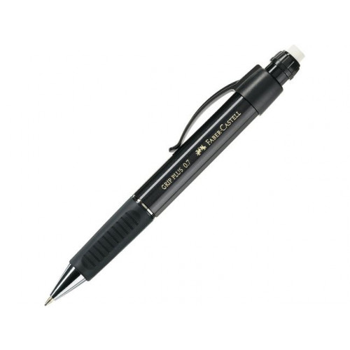 FABER-CASTELL Stiftpenna Grip Plus 0,7mm met. svart
