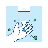 Produktbild för Handdesinfektion TORK S1 Salubrin Gel 1L