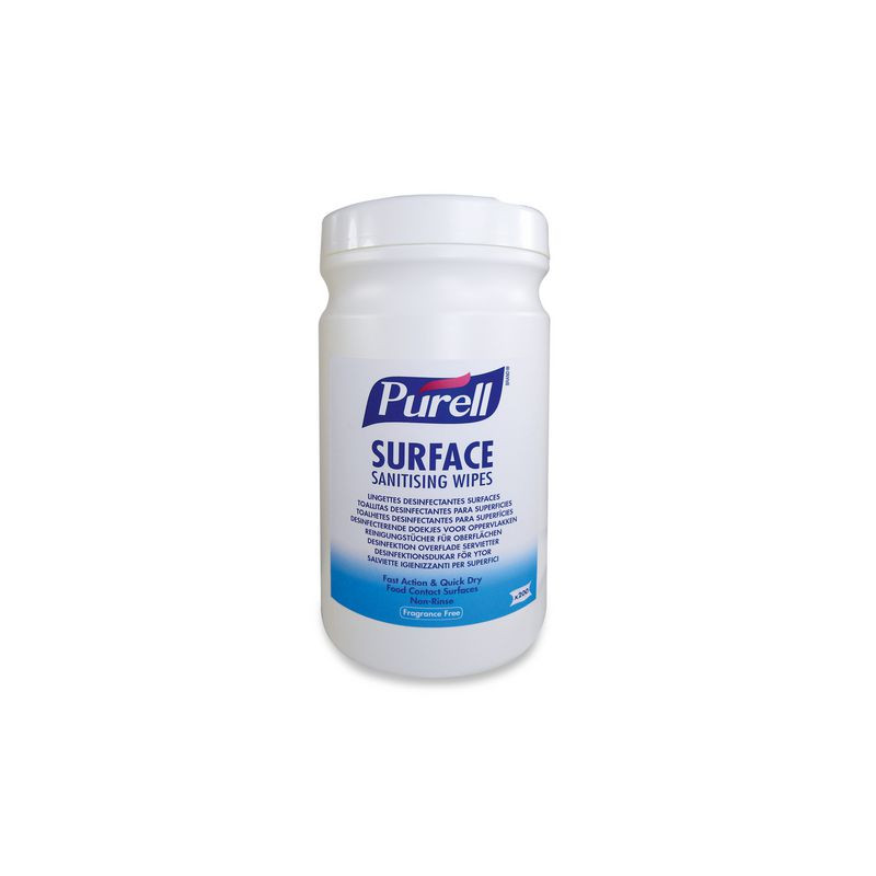 Produktbild för Ytdesinfektionsduk PURELL 200/fp