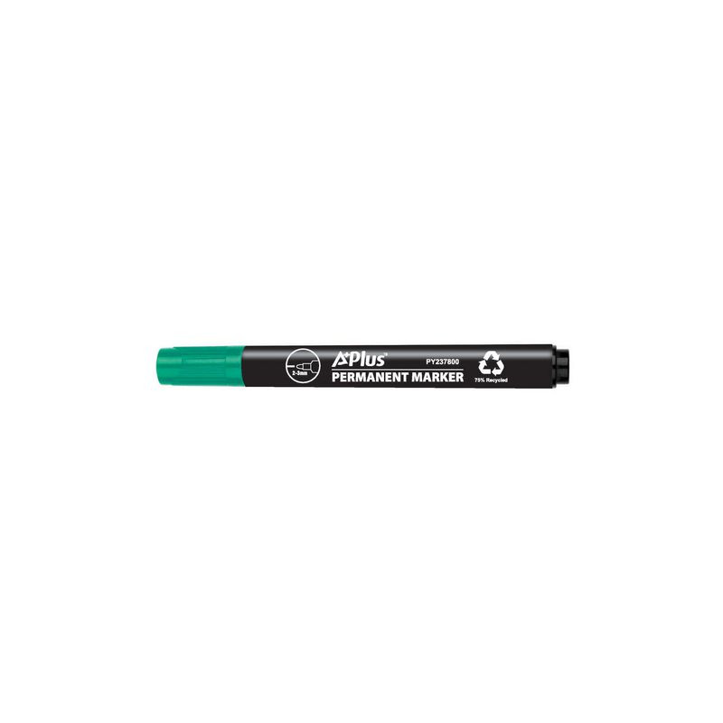 Produktbild för Märkpenna A PLUS eco rund 1-3mm grön